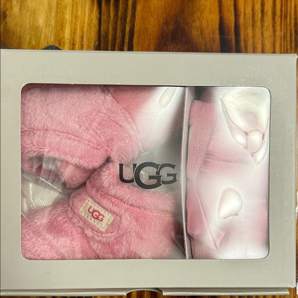 UGG Soft Pink Infant Booties